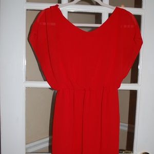 Red dress
